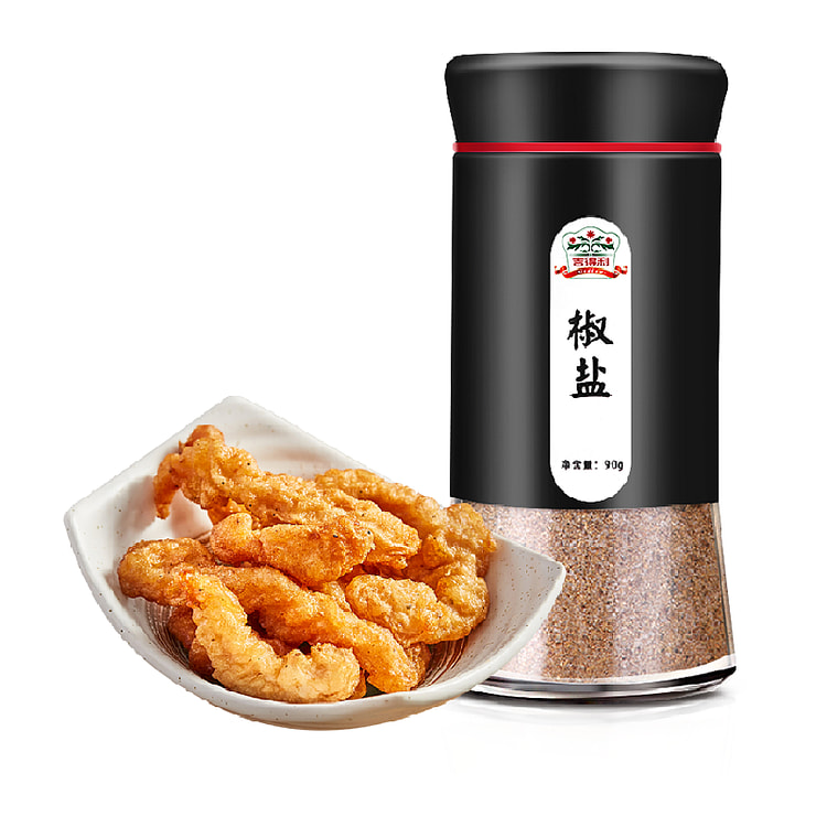 吉得利椒盐瓶装牛排香辛料烤肉调料烧烤撒粉蘸料腌料调味料90g