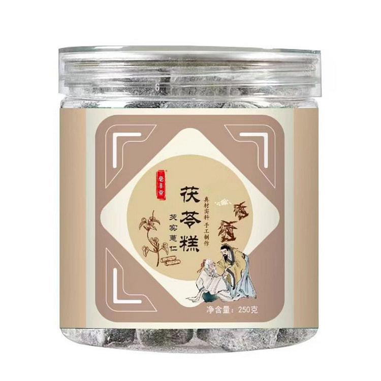 亳丰堂  芡实薏仁茯苓糕薏湿糕茯苓红豆薏米芡实淮山药八珍糕  250g/罐