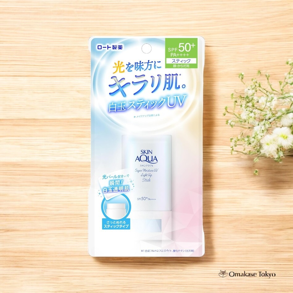 Rohto SKIN AQUA Super Moisture UV Light Up Stick 19 g