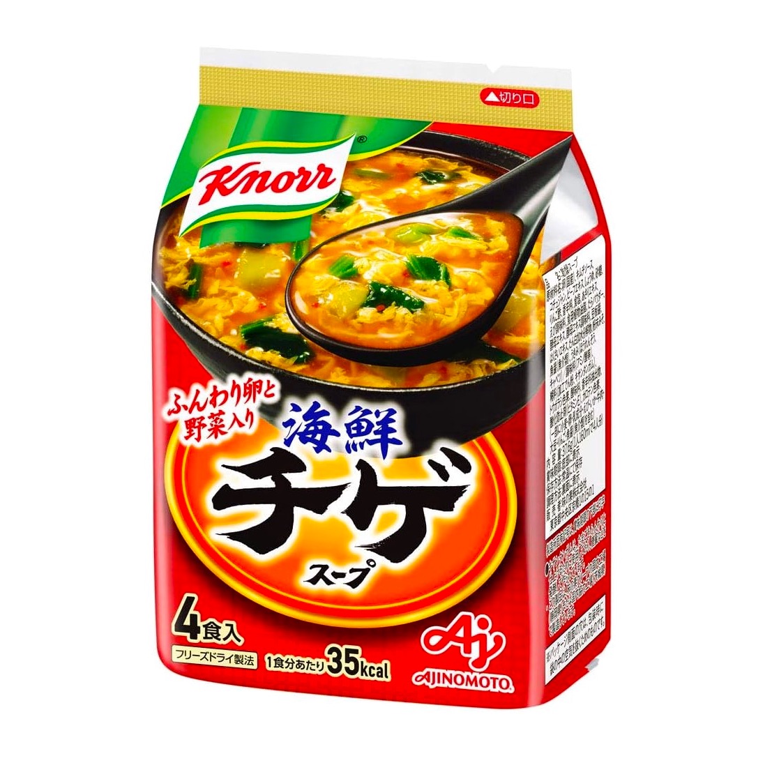 Freeze Dried Jjigae Soup Seafood Egg Knorr 37.6g 1 phần