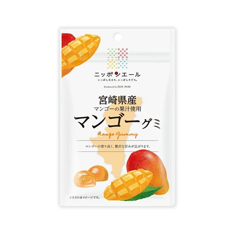 Nippon Yell Miyazaki Mango Gummies 40g 1 each