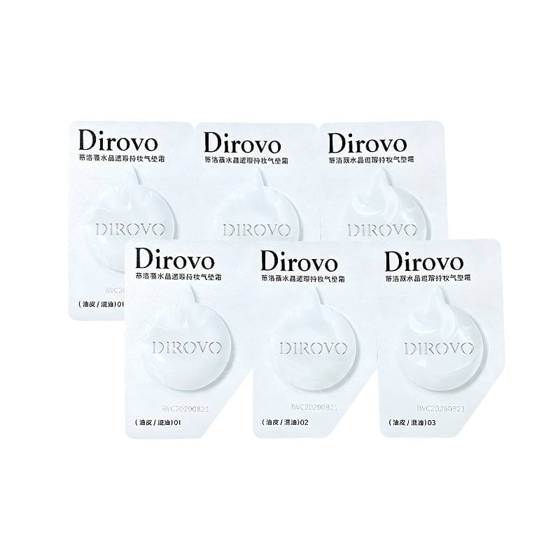 Dirovo Crystal Concealer Cushion Sample Oily Skin 6 pack