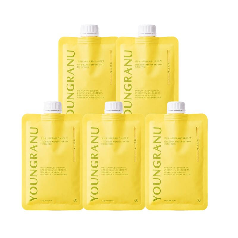 YOUNGRANU Protein RT Shake Sweet Corn Flavor 5Pack 45 g