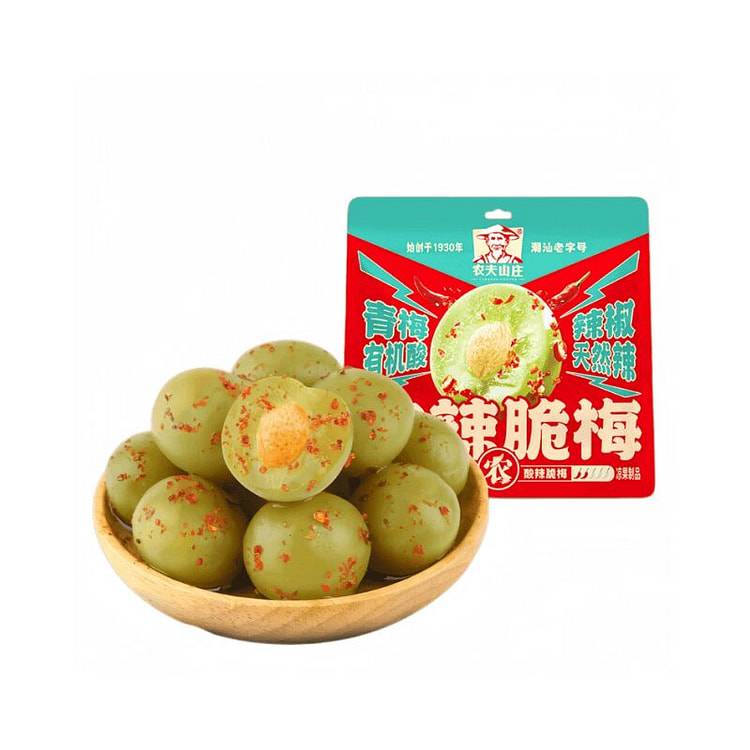 农夫山庄 酸辣脆梅 话梅168g*1袋 168 克