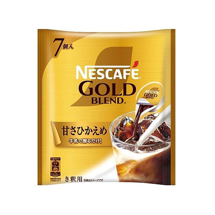 Nescafe 金牌咖啡浓缩液体胶囊 微糖7个 1 个