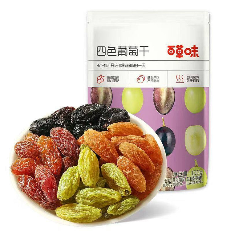 四色葡萄干100g 100 克