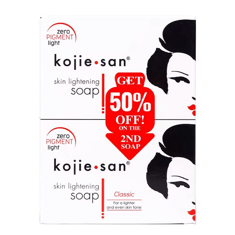 kojie san Skin Lighting Soap Classic 135g*2 1 box