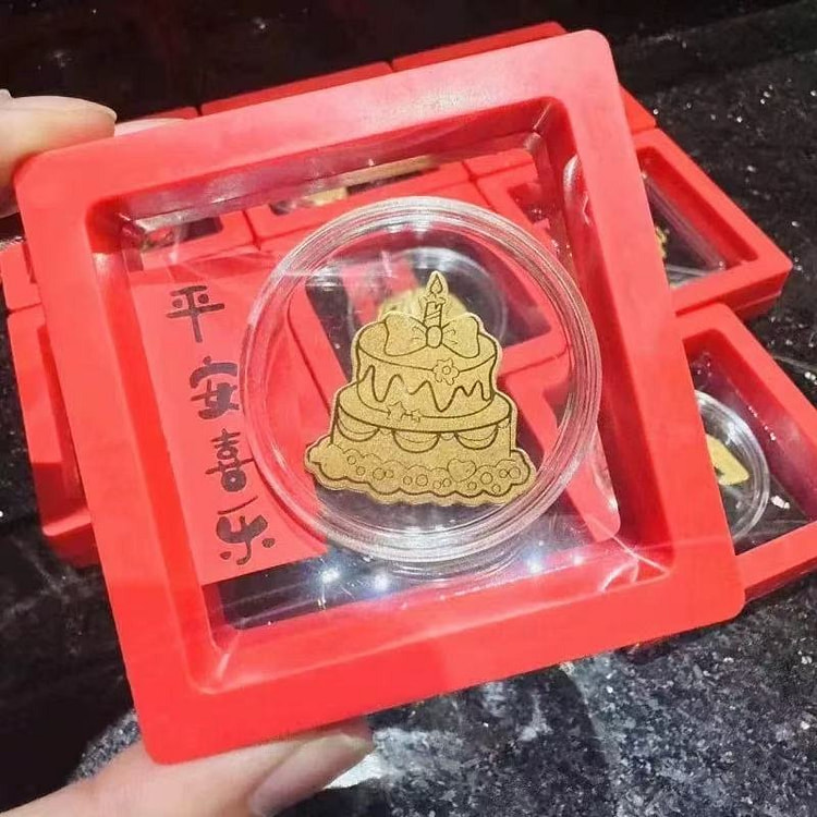 水贝 手机贴招财护身符《蛋糕款》带礼盒