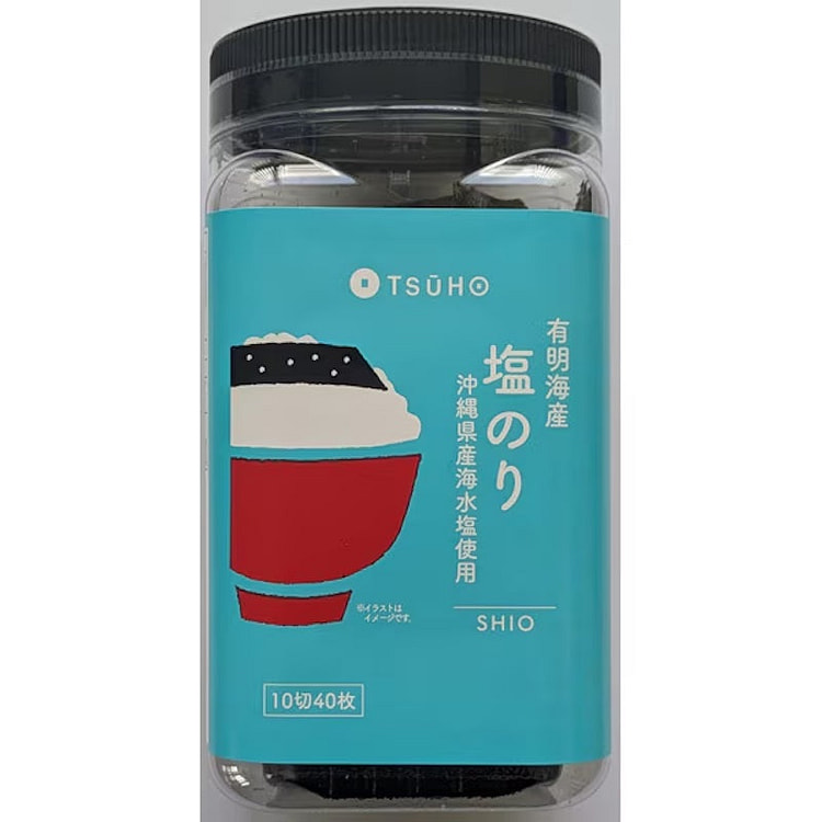 Tuhonori Sea Salt Nori 40 Sheets 1 each