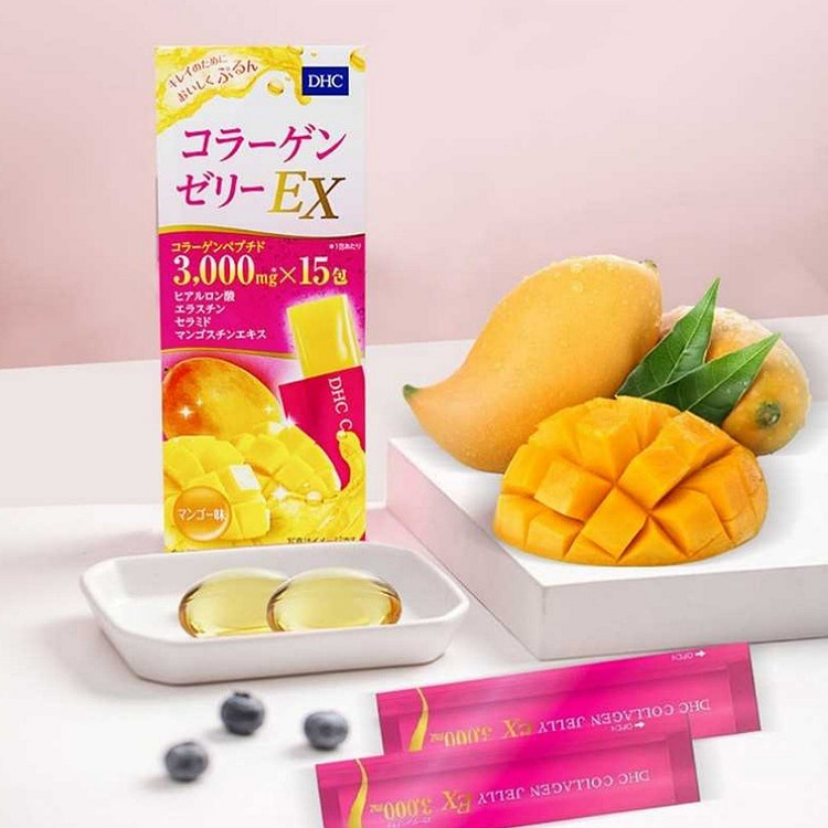 DHC コラーゲンゼリーEX マンゴー味 ( 15g*15本 )/ DHC サプリメント