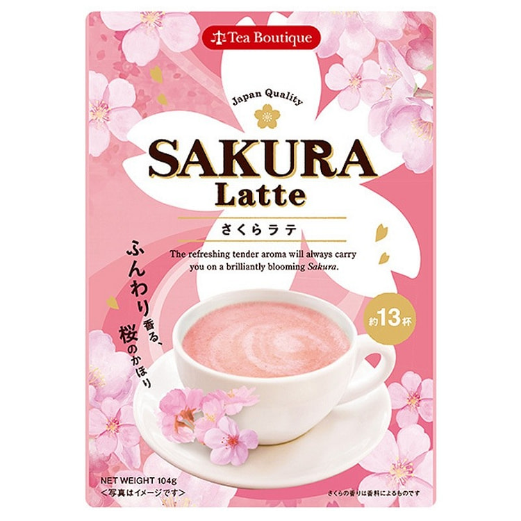 TEA BOUTIQUE樱花拿铁 104g
