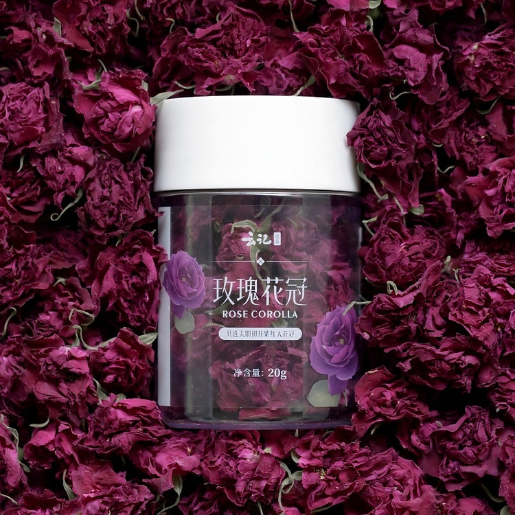 干玫瑰花冠20g山东平阴玫瑰花茶干花泡水泡茶没熏硫 20 克