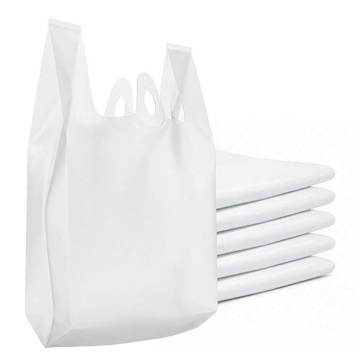 RETARCH White Retail Bag L, 100 Count 100 count