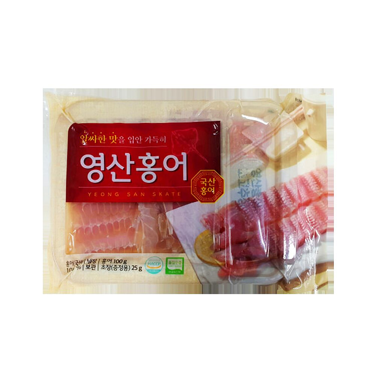 韩国产灵山洪鱼生鱼片