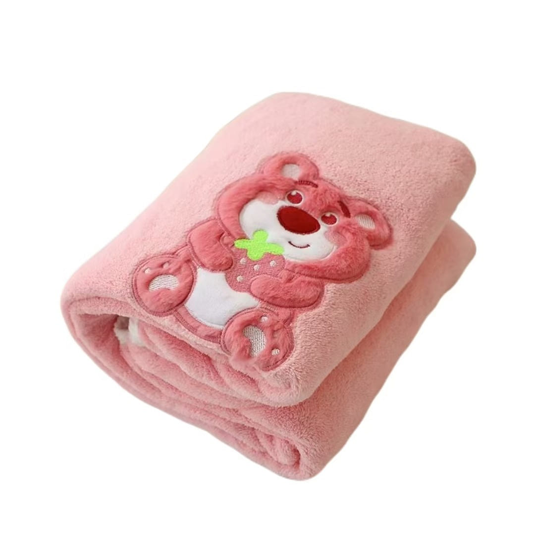 Coral Velvet Bath Towel Absorbent Towel Soft Quick Drying-Lotso 1 each