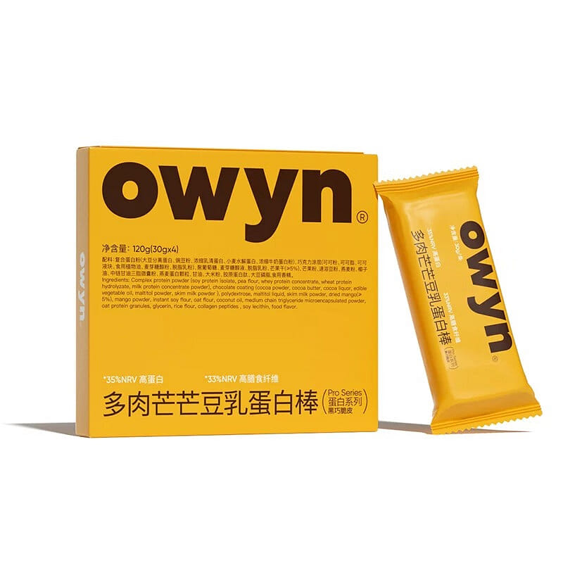 Protein Bar Energy Bar Wafer Succulent Mango Soy Milk Flavor 120g 1 each