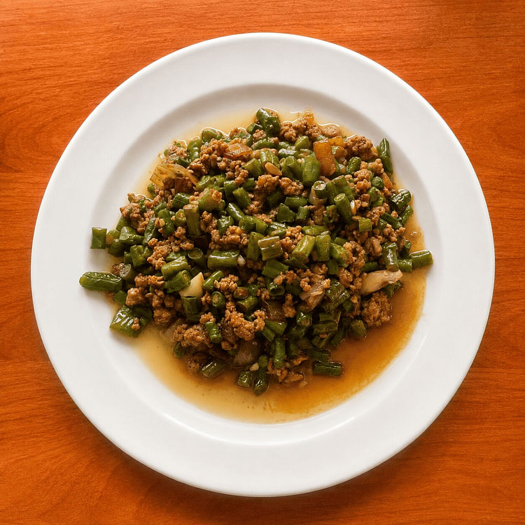 Minced Pork with String Beans 400 g