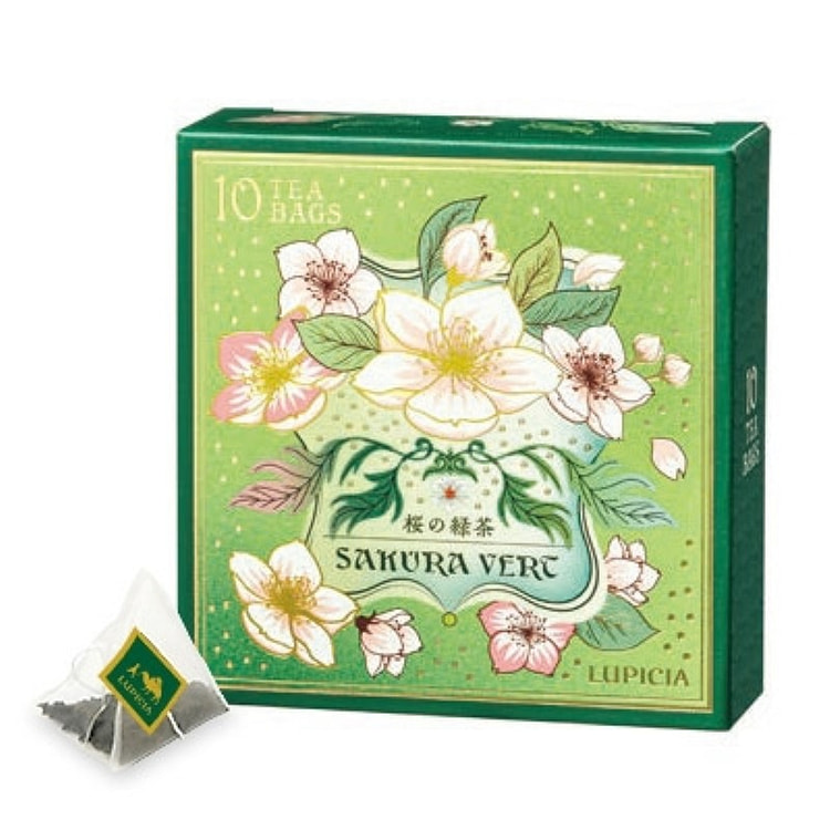 LUPICIA 樱花限定 樱花绿茶 盒装 茶包10
