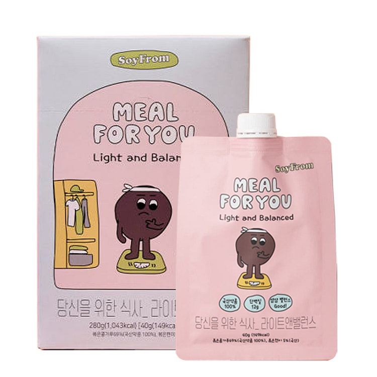 Meal For You Vegan Protein Shake Powder 50g x7 Pk 350 g