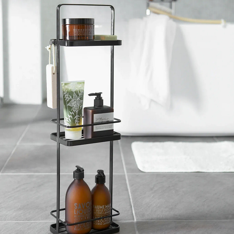 Shower Caddy - Steel Large / Black