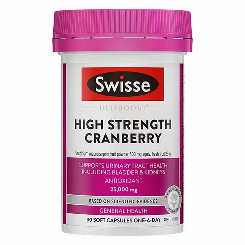 90 Australian Swisse cranberry capsules. 1 bottle