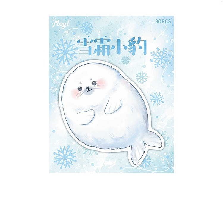 Ins Little Animal Sticky Notes Notepads - Seal 1 count
