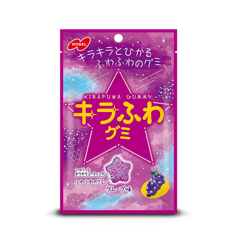 NOBEL Grape Gummy Candy 50g 1 each