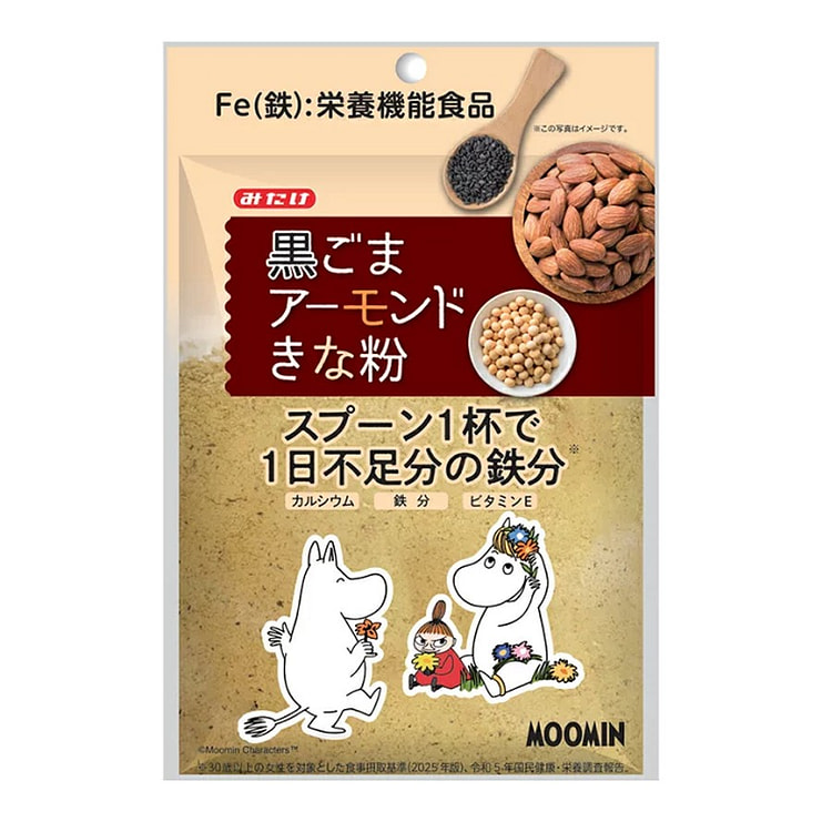 日本 御岳食品 黑芝麻杏仁黄豆粉 补铁 300 克