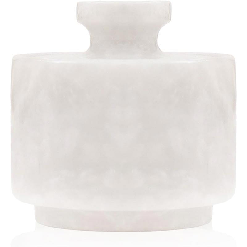 Radicaln Marble Salt Cellar with Lid, White 1 each