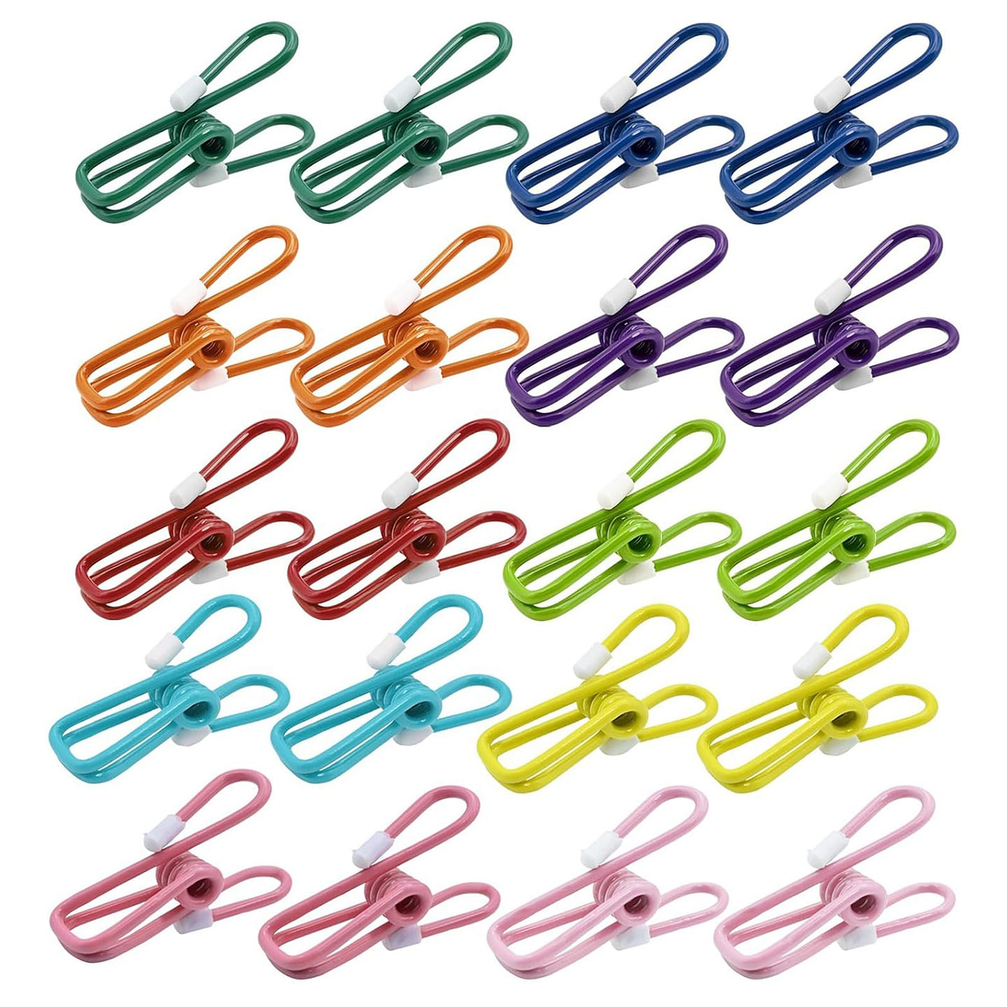 20 Pack Chip Clips Bag Clips 2.2IN Stainless Steel 1 box
