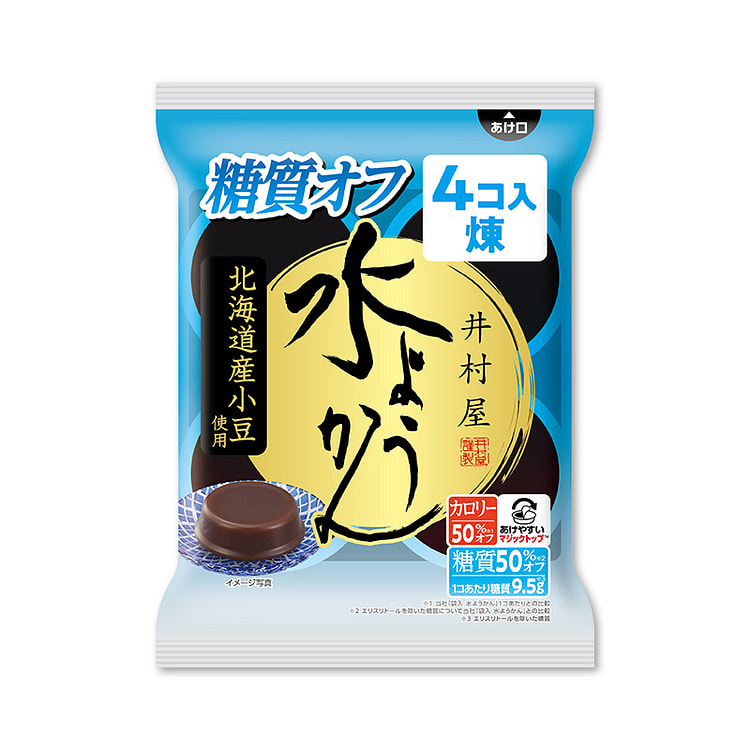 井村屋  低糖水羊羹麻薯蕨饼 4枚 1 份