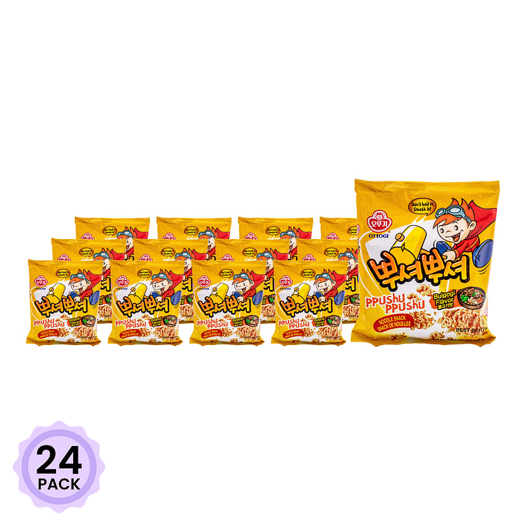 不倒翁 干脆面 韩式牛肉味 90 克*24 包