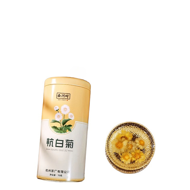 西湖牌杭白菊花草茶杭白菊70g*1罐