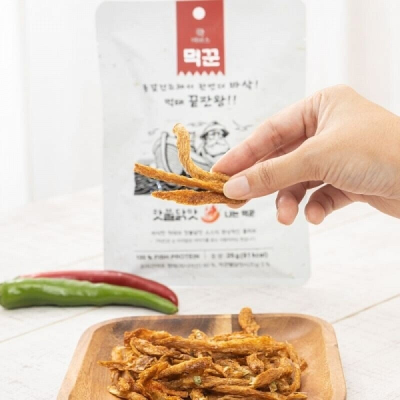 dried pollock chips ( spicy flavor) -3 packs 25 g*3 pack