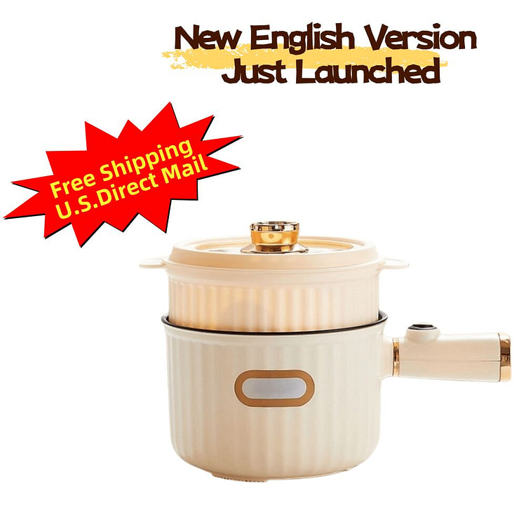 Dorm Electric Hot Pot Cooker Steamer whitepot rack 1 bunch