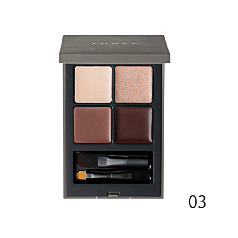 Three Eye Dimensional Quad 3 Eyeshadow Palettes #03 InHerSweetWay 6.4 g