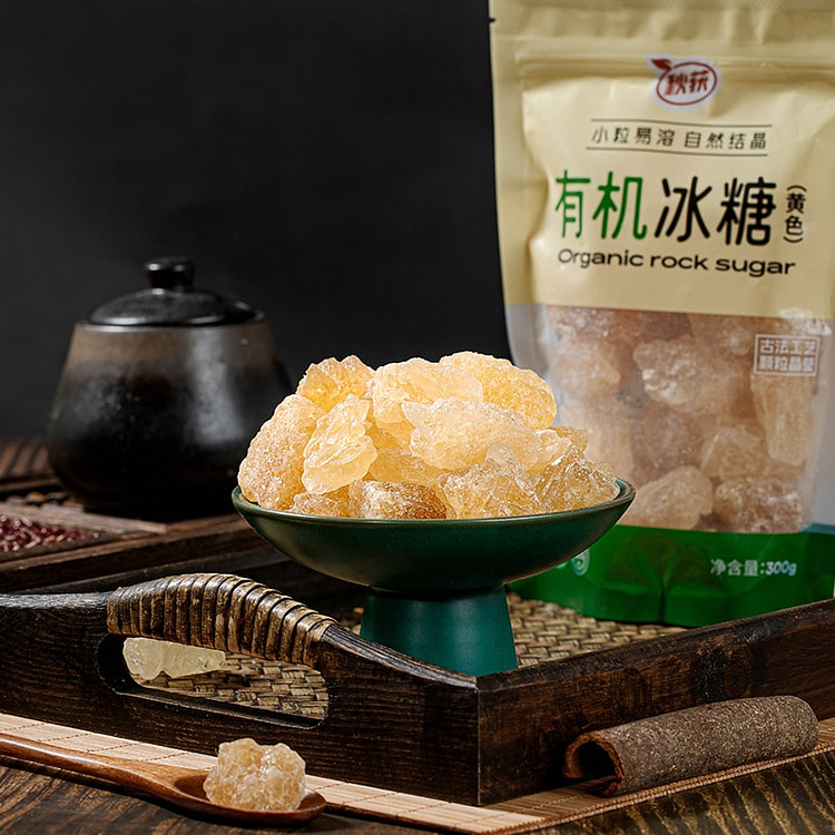 秋获有机黄色冰糖300g