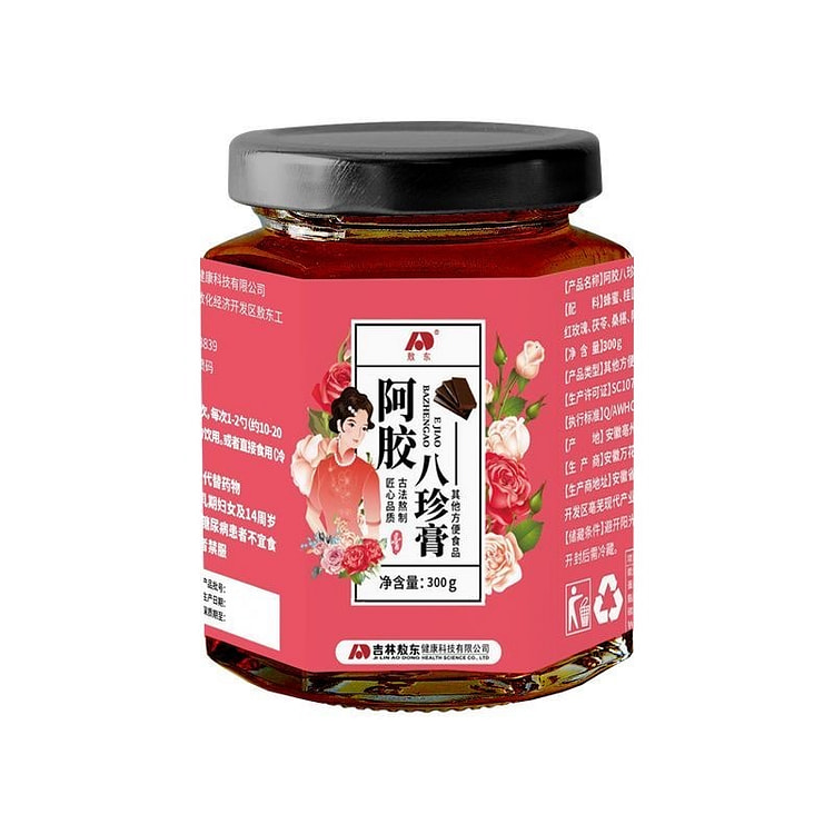 敖东阿胶八珍膏300g月经大姨妈滋补气血