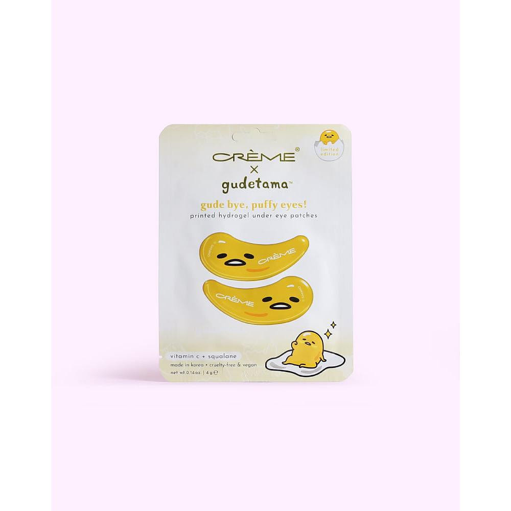 THE CREME SHOP Gudetama Gude Bye, Puffy Eyes! Printed Hydrogel Under Eye Patches 1 each