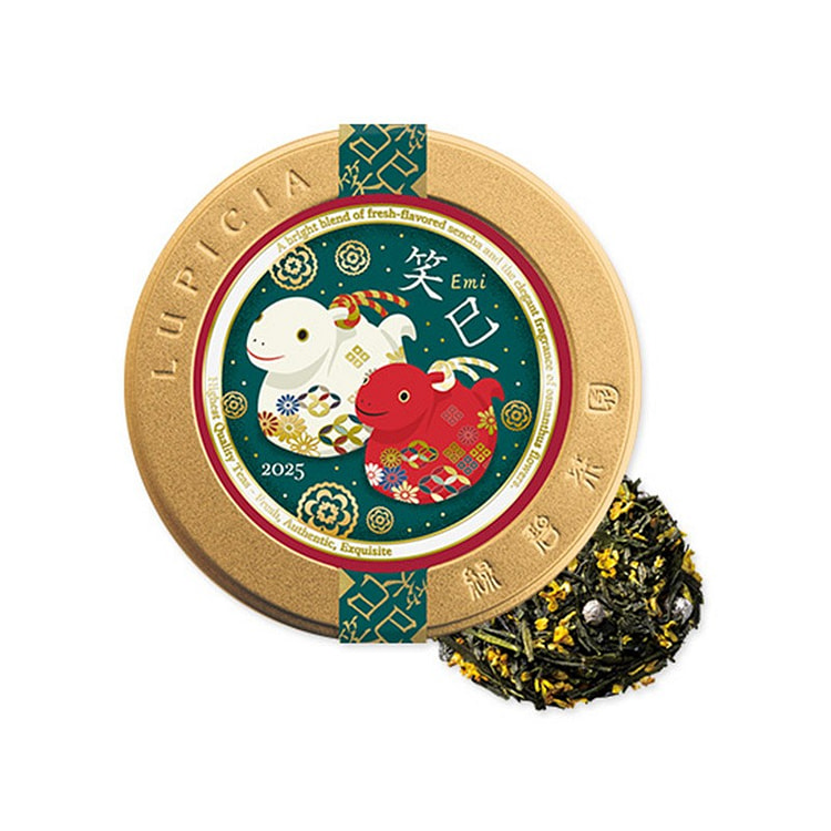 lupicia 2025蛇年限定 金罐 茶叶 桂花绿茶 50g  笑巳EMI