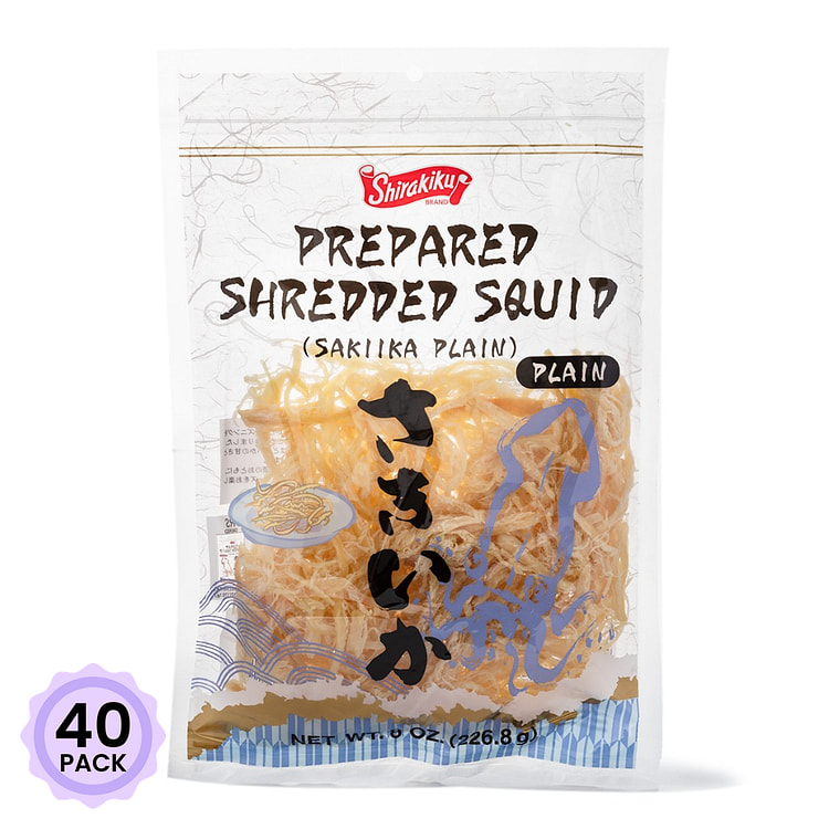 Shirakiku 赞岐屋 鱿鱼丝 原味 226.8 克*40 包
