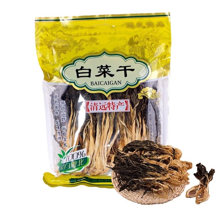鼎福 农家白菜干正宗汤料易软淋脱水 250g*1袋