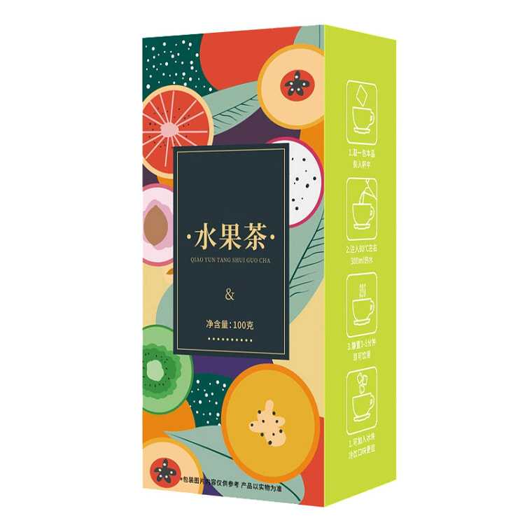 Fruit Tea Tea Bags Multiple Flavors Kumquat Passion Fruit Tea Brewed Flower
