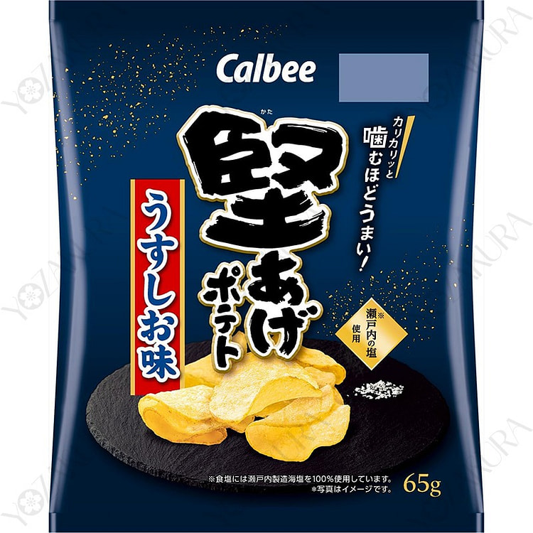 卡乐比 劲脆薯片 盐味 65g