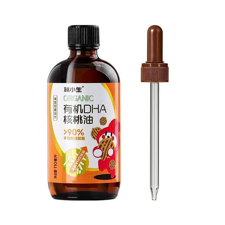林小生 儿童有机核桃油 DHA 藻油 110 克