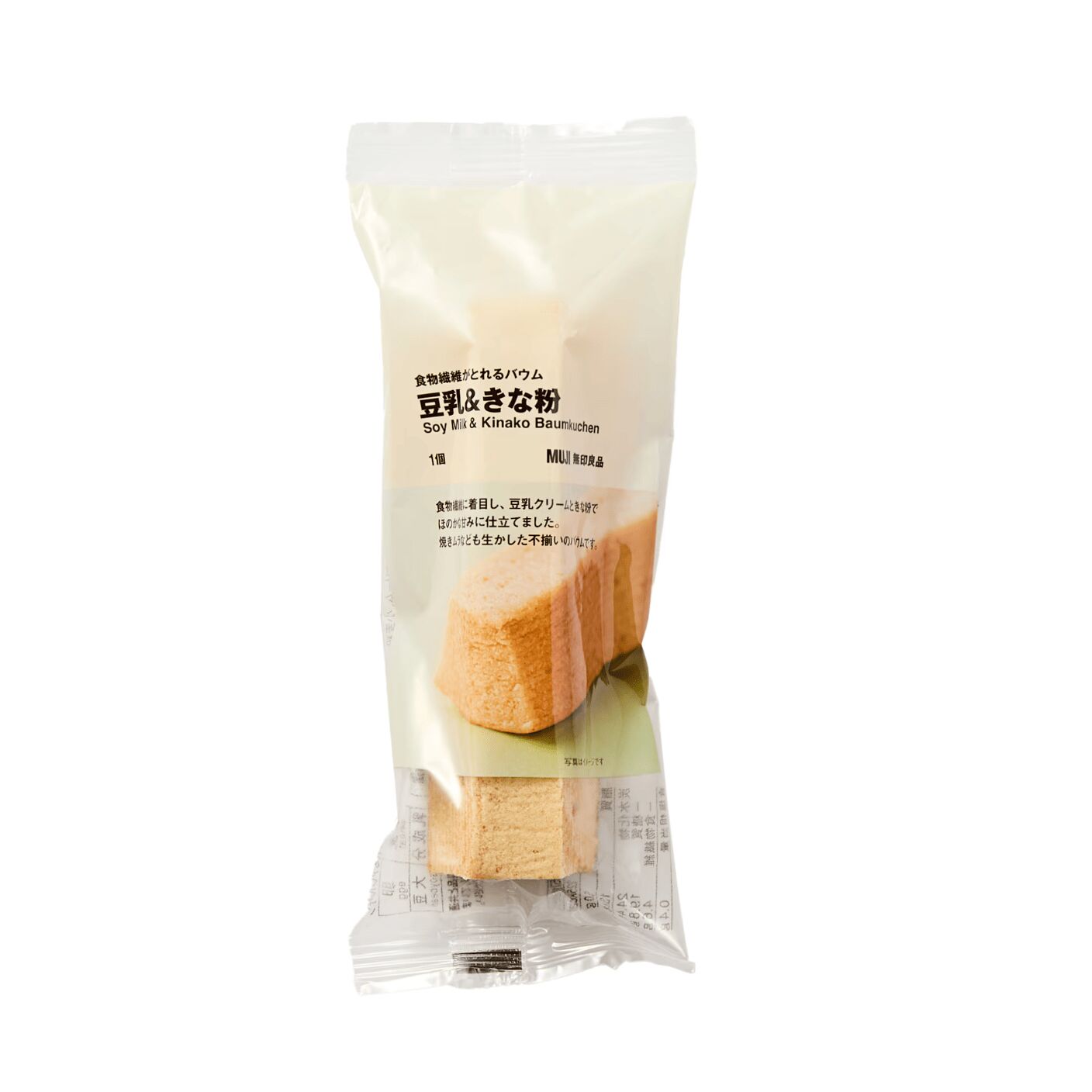 无印良品 年轮蛋糕 豆乳黄豆粉口味 1 份