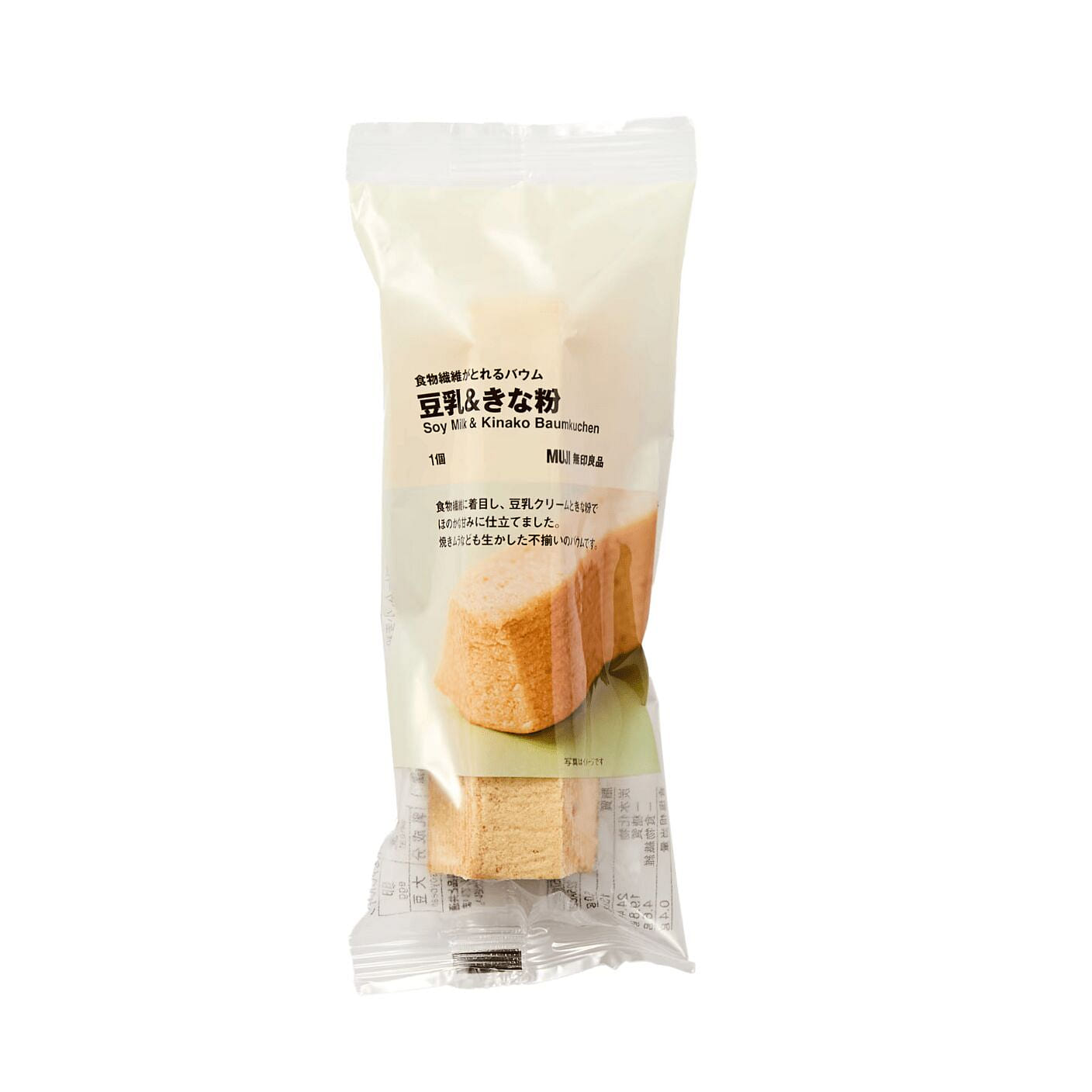 MUJI Baumkuchen Soy Milk Kinako Flavor 1pc 1 each