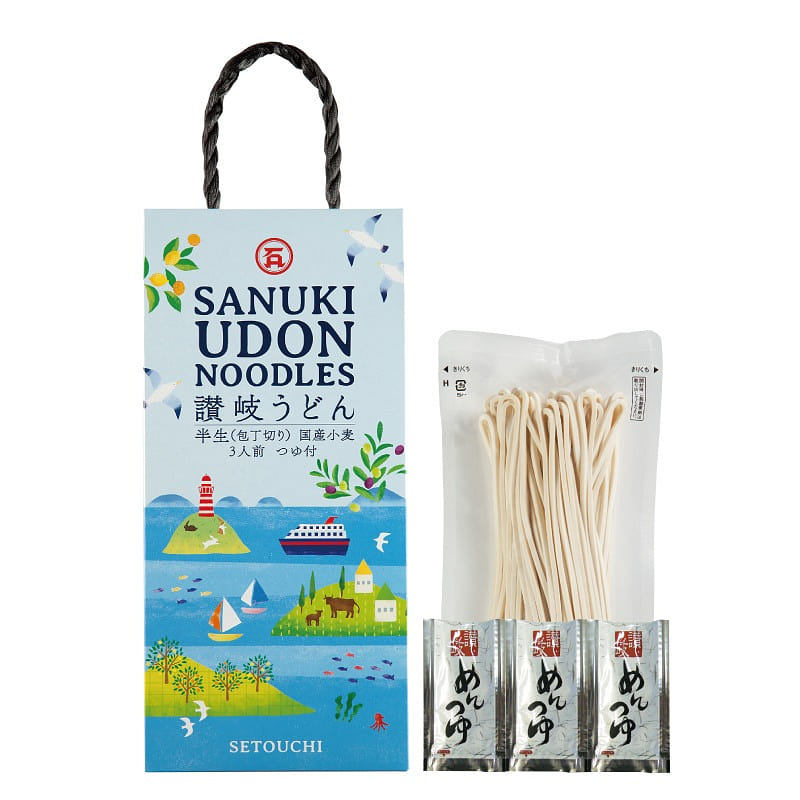 Ishimaru Sanuki Udon Noodles 3 servings with sauce 1 each