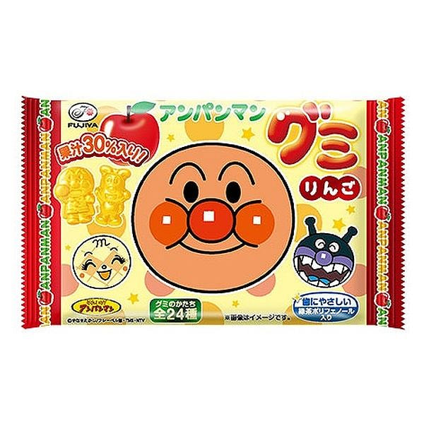 不二家 面包超人苹果软糖 6粒