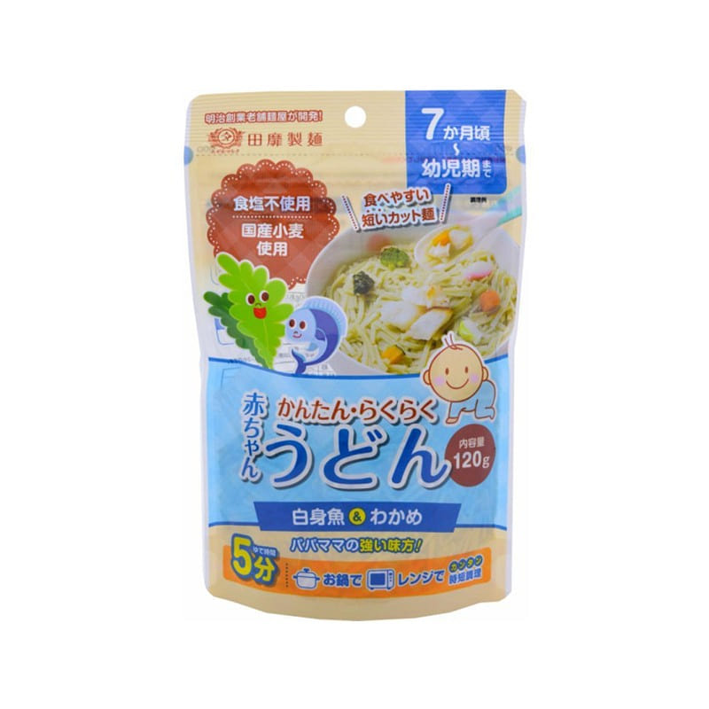 Tanabiki Noodles Udon White Fish & Seaweed 120g 1 each